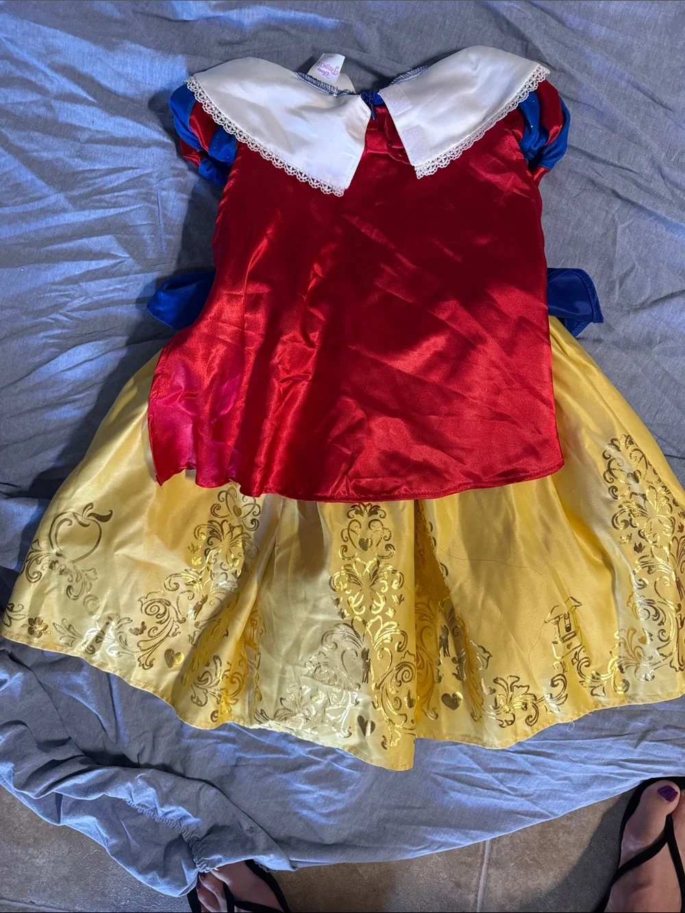 Disney Snow White Inspired Blue, Red & Yellow Princess Costume - Picture 7 of 7